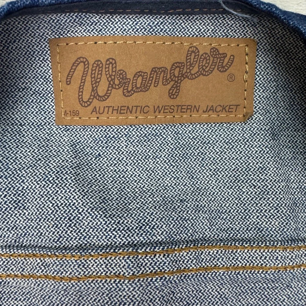 Wrangler Mens Western Denim Vest XL NWT Unlined Blue Jeans Cowboy 1074130PW